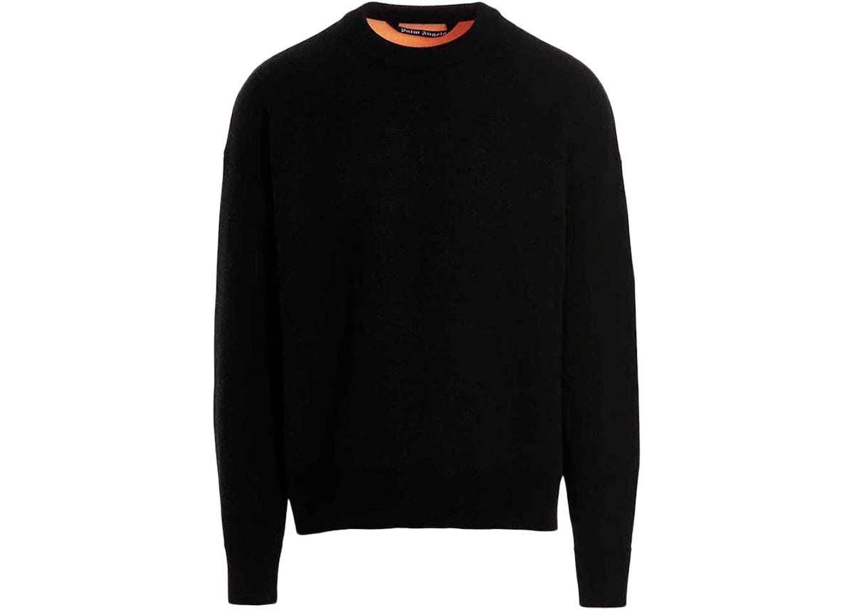 Palm Angels Intarsia Palm Wool Sweater Black/Multi - vue secondaire A