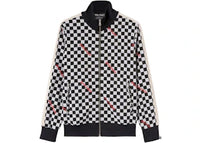 Palm Angels Jacquard Damier Classic Track Jacket Black/Red