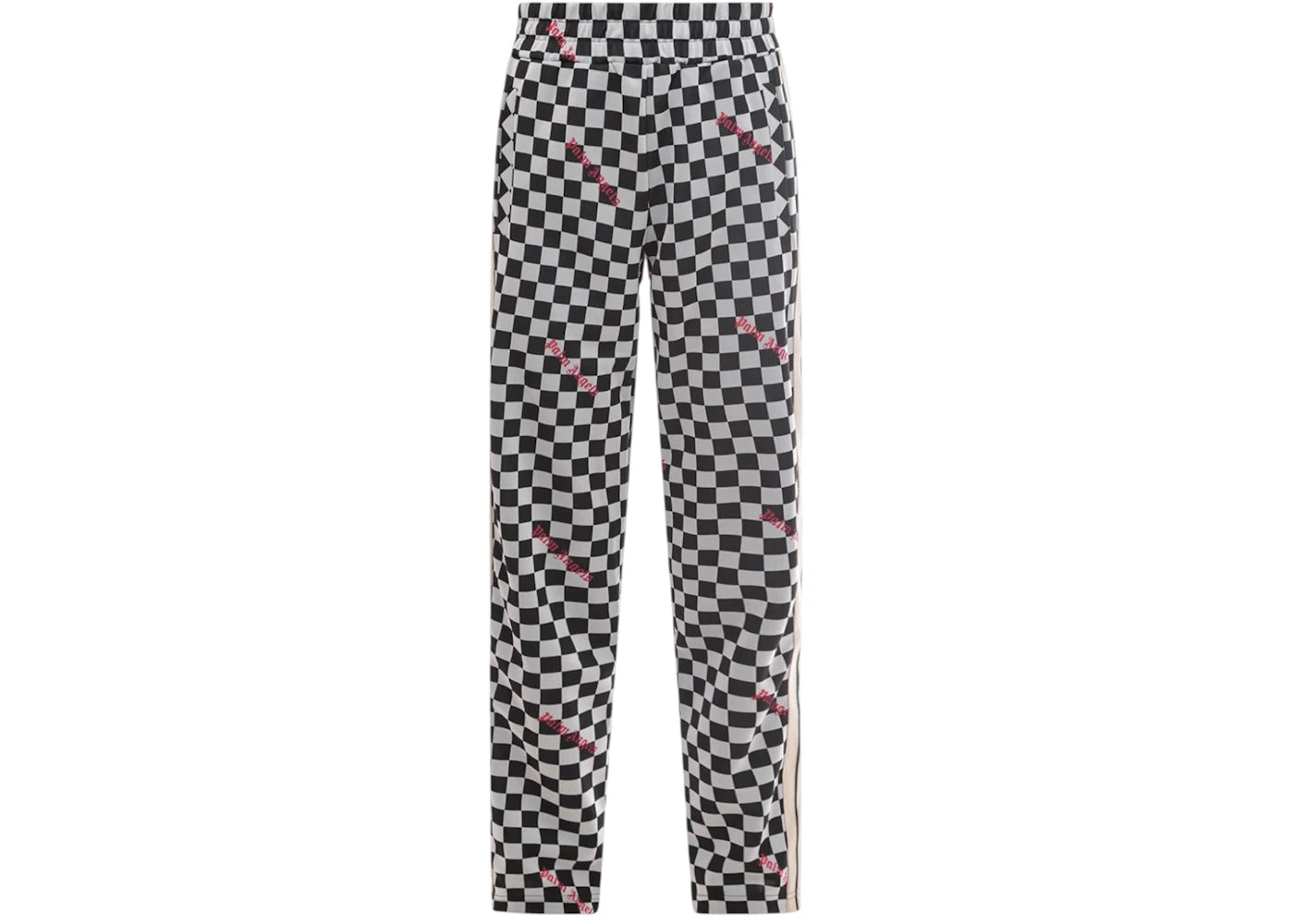 Palm Angels Jordamier Checkered Pants Black/White - vue secondaire A