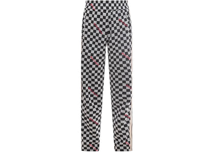 Palm Angels Jordamier Checkered Pants Black/White - apparel view 2