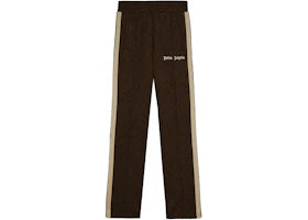 Palm Angels Leopard Track Pants Military/Black/White - vue 360