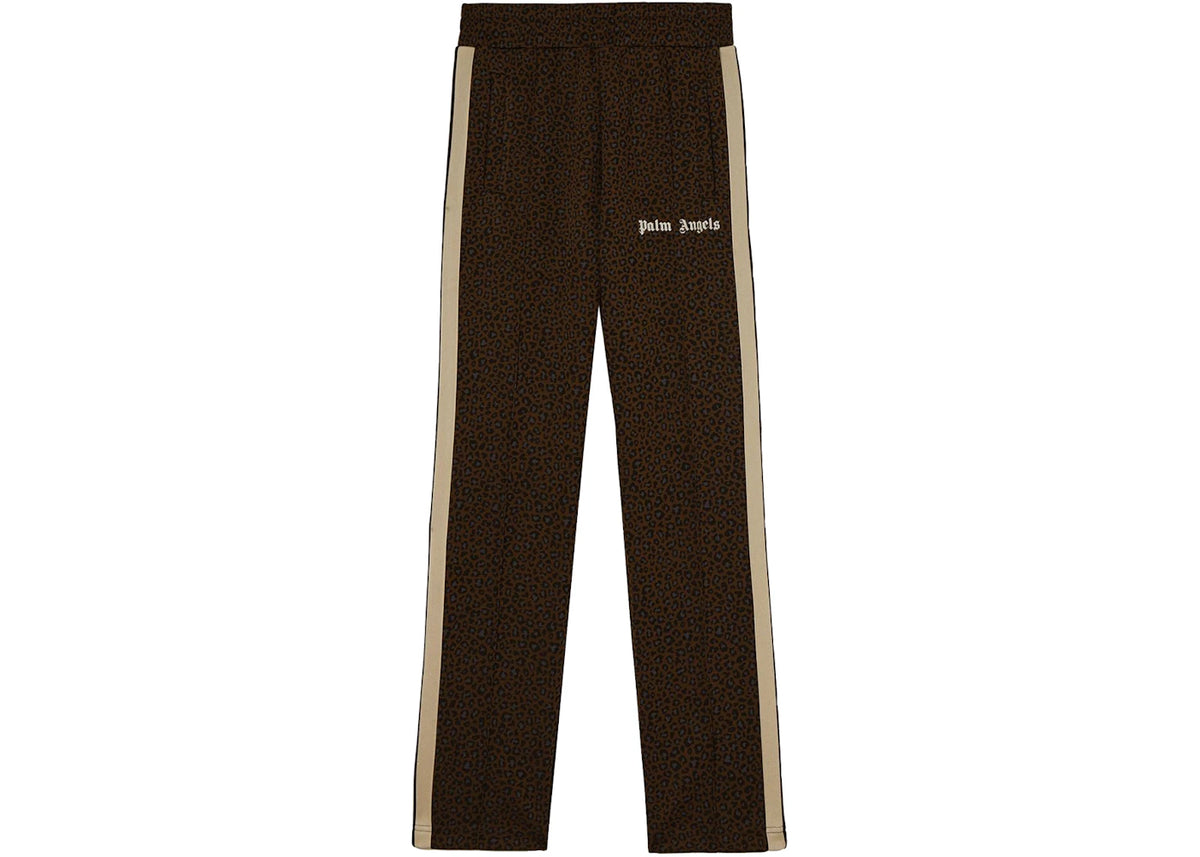 Palm Angels Leopard Track Pants Military/Black/White - vue secondaire A