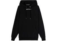 Palm Angels Logo Hoodie Black/White