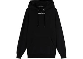 Palm Angels Logo Hoodie Black/White