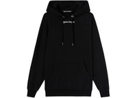 Palm Angels Logo Hoodie Black/White