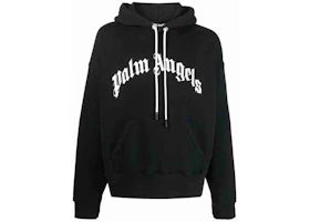 Palm Angels Logo-Print Sweatshirt Black/White