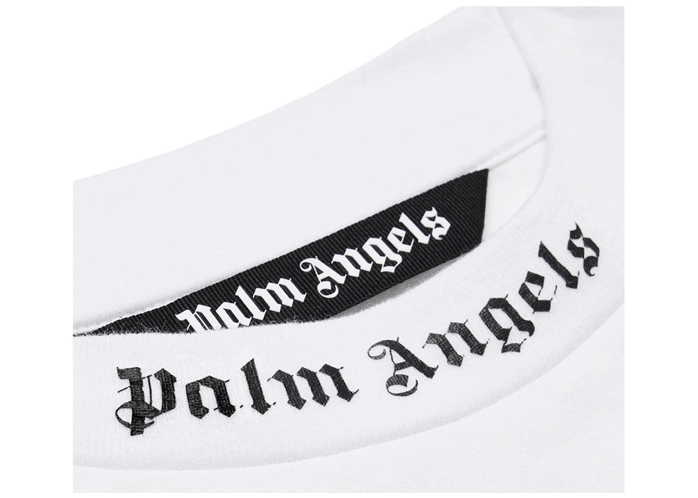Palm Angels Logo T-shirt White - vue secondaire B
