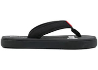 Palm Angels Logo Tag Flip Flops Black