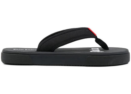 Palm Angels Logo Tag Flip Flops Black - sneakers view 2