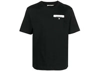 Palm Angels Logo-Tape Cotton T-shirt Black