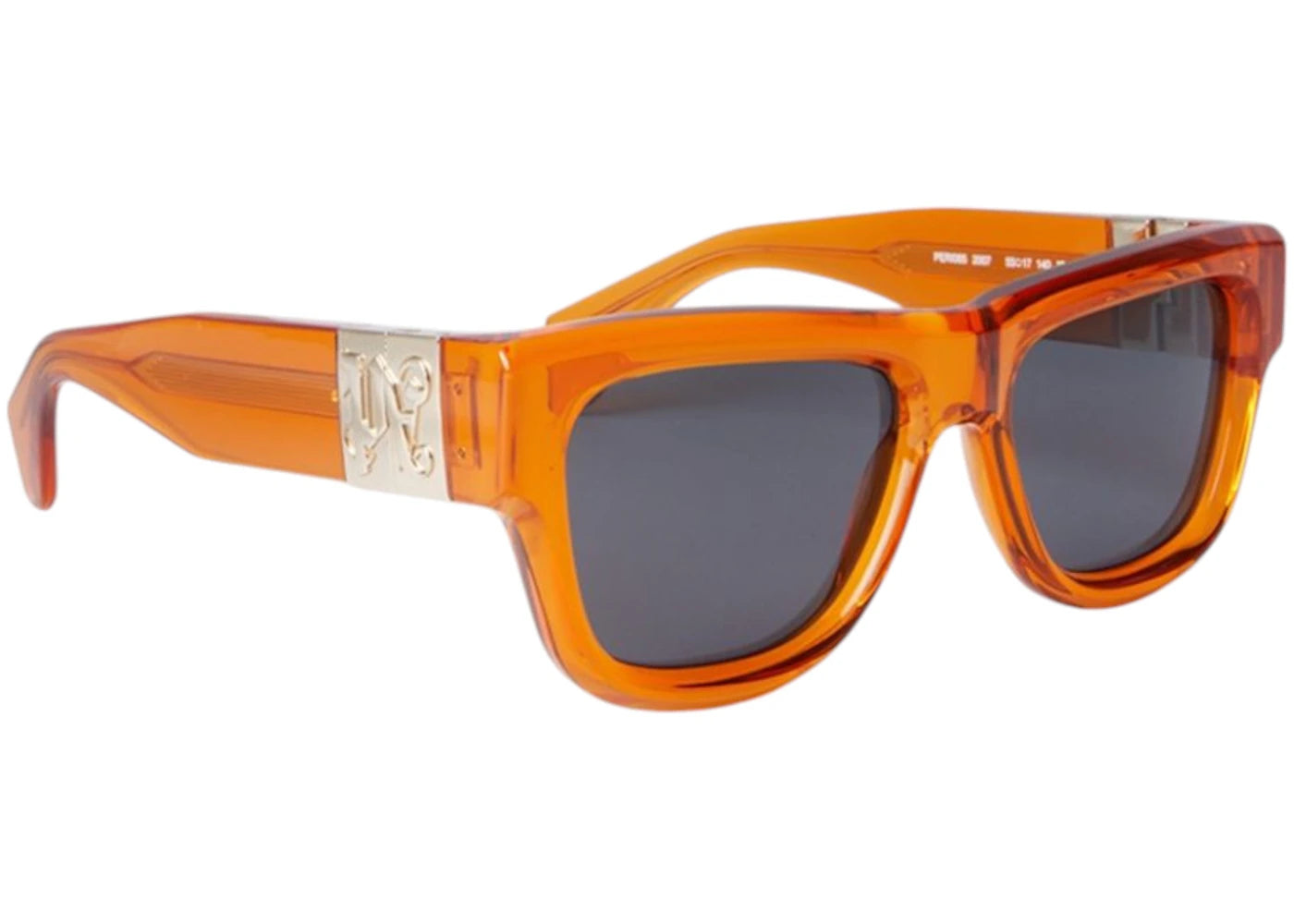 Palm Angels Merril Sunglasses Orange Dark Grey (PERI065S24PLA0012007) - vue 360