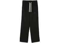Palm Angels Monogram-Embroidered Straight Trousers Black