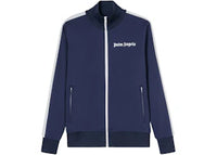Palm Angels Navy Blue Track Jacket Navy Blue/White
