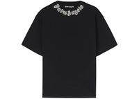 Palm Angels Neck Logo T-shirt Black/White