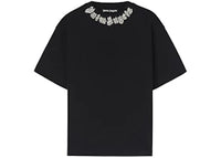 Palm Angels Neck Logo T-shirt Black/White