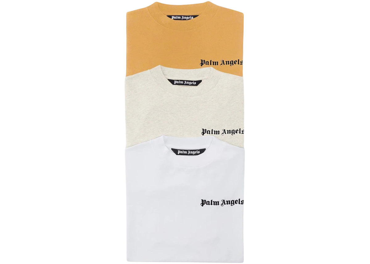 Palm Angels Nude Shades Tripack Classic T-Shirt Multicolor - vue secondaire A