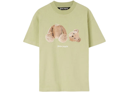 Palm Angels PA Bear Classic T-Shirt Mint Brown - apparel view 2