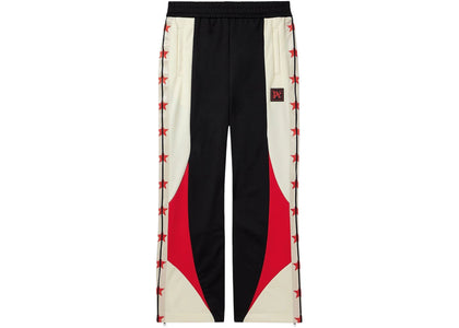 Palm Angels PA Racing Track Pants Black/White - authentic Palm Angels apparel