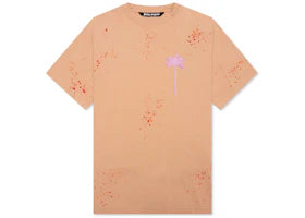 Palm Angels Palm Logo T-shirt Camel - vue secondaire A
