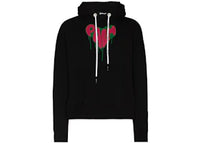 Palm Angels Palm Spray Heart Hoodie Black Red Green