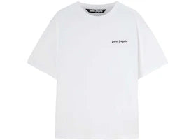 Palm Angels Print Logo T-Shirt White/Black
