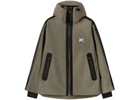 Palm Angels Reflective Ski Jacket Green - vue 360