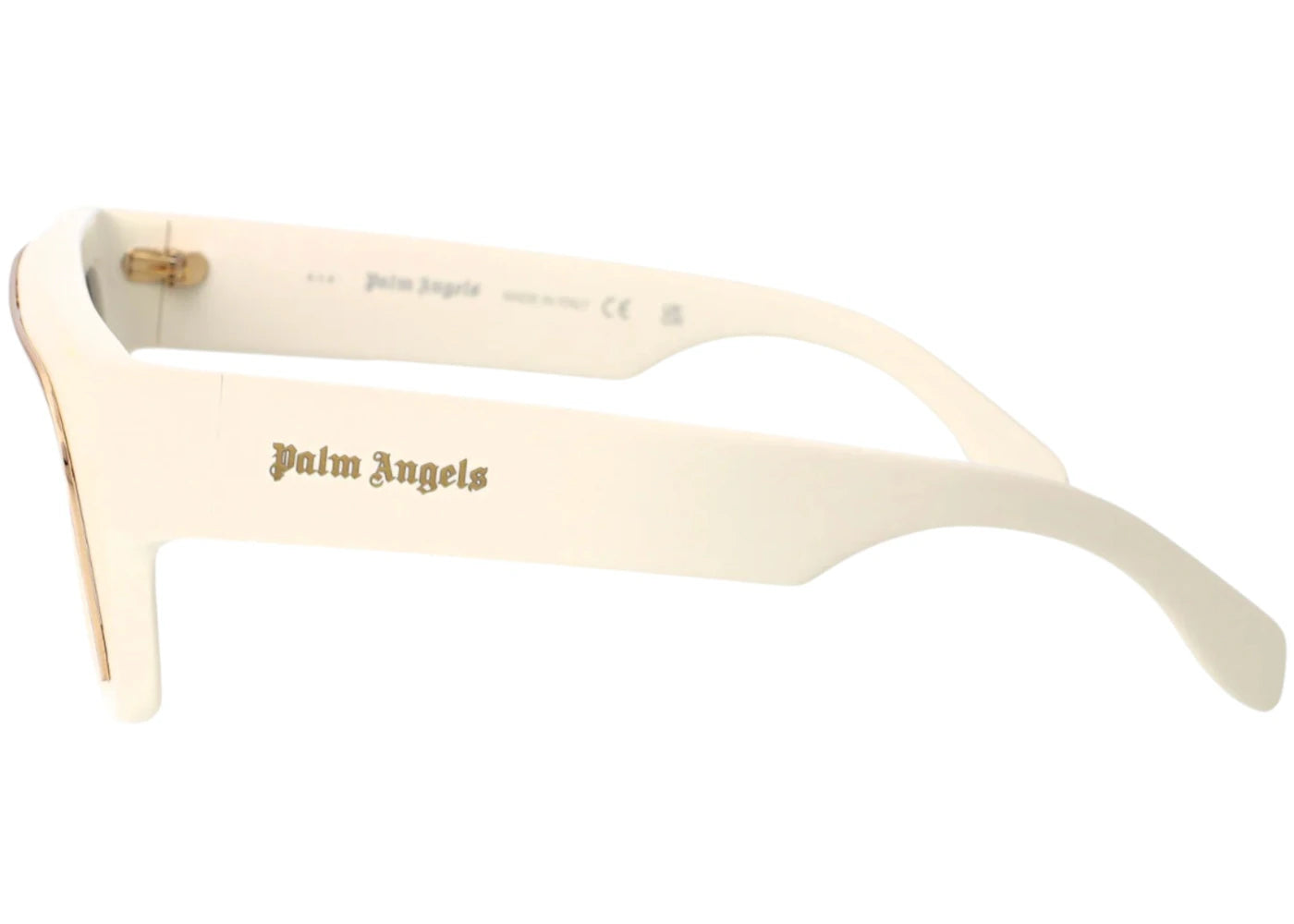 Palm Angels Salton Sunglasses White Dark Grey (PERI061S24PLA0010107) - vue secondaire B