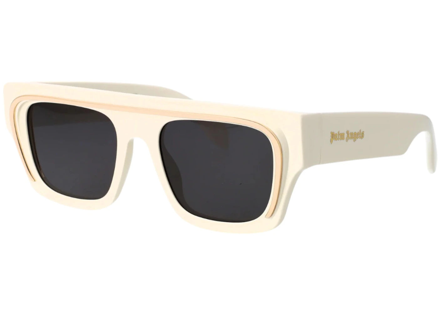 Palm Angels Salton Sunglasses White Dark Grey (PERI061S24PLA0010107) - vue secondaire A