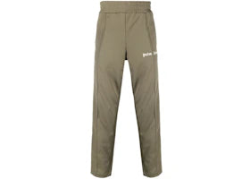Palm Angels Side Stripe Slim Fit Track Pants Military Off White - authentic Palm Angels apparel