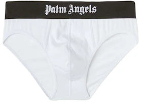 Palm Angels Slip Briefs (Pack of 2) White/Black - authentic Palm Angels product
