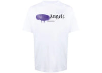 Palm Angels London Sprayed Logo T-shirt White