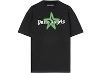 Palm Angels Star Sprayed T-shirt Black/Green