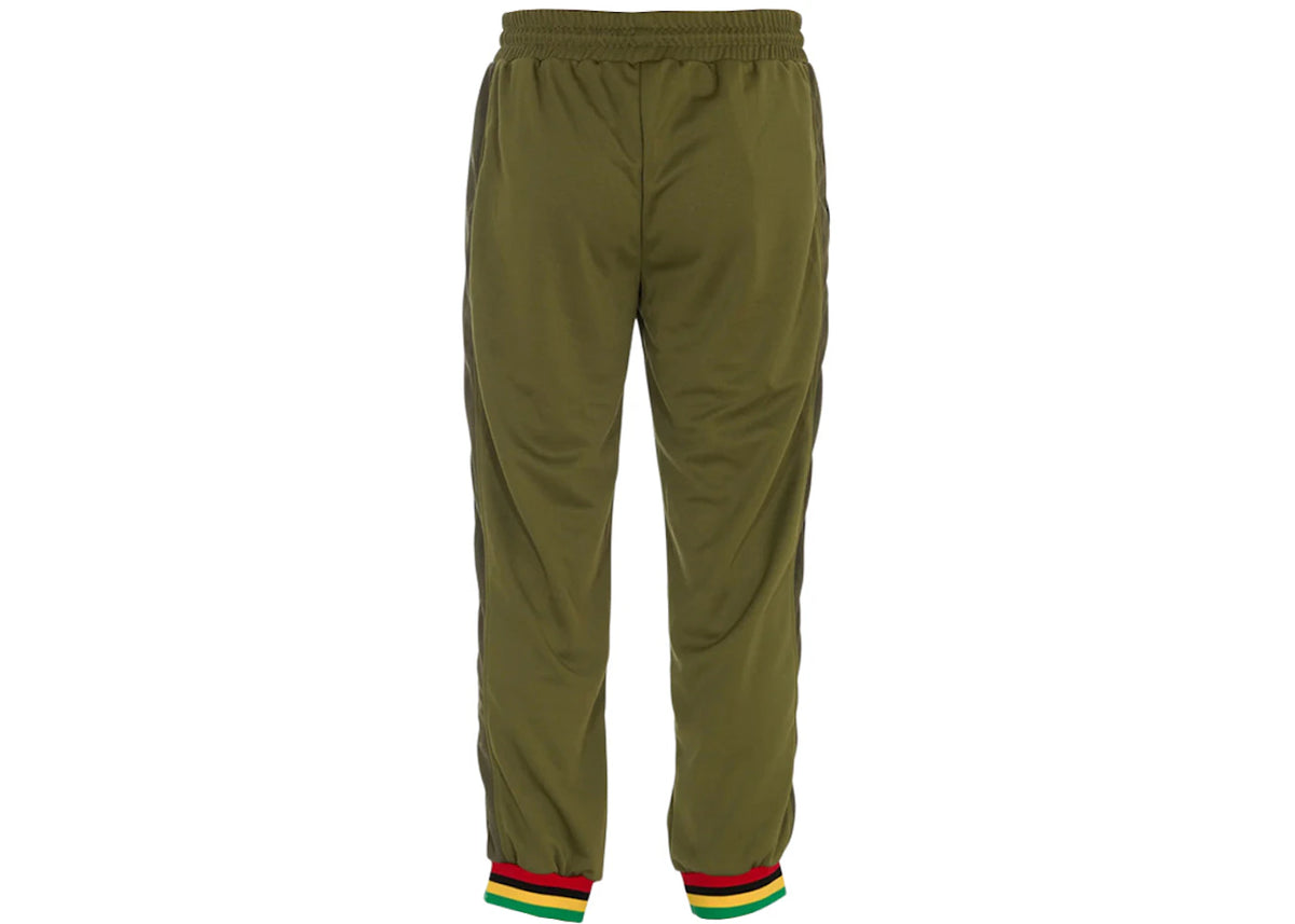 Palm Angels Striped Detail Track Pants Green/Multi - vue secondaire B