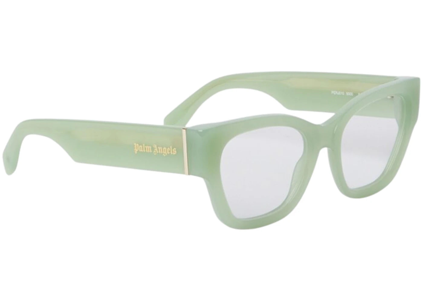Palm Angels Style 15 Eyeglasses Light Green Clear Lens (PERJ015S25PLA0015000) - vue 360