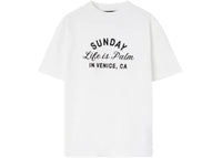Palm Angels Sunday Classic T-Shirt White/Black