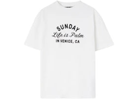 Palm Angels Sunday Classic T-Shirt White/Black