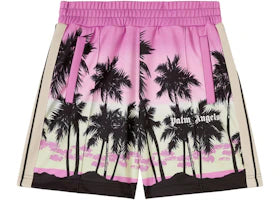 Palm Angels Sunset Track Shorts Purple/Black - vue 360
