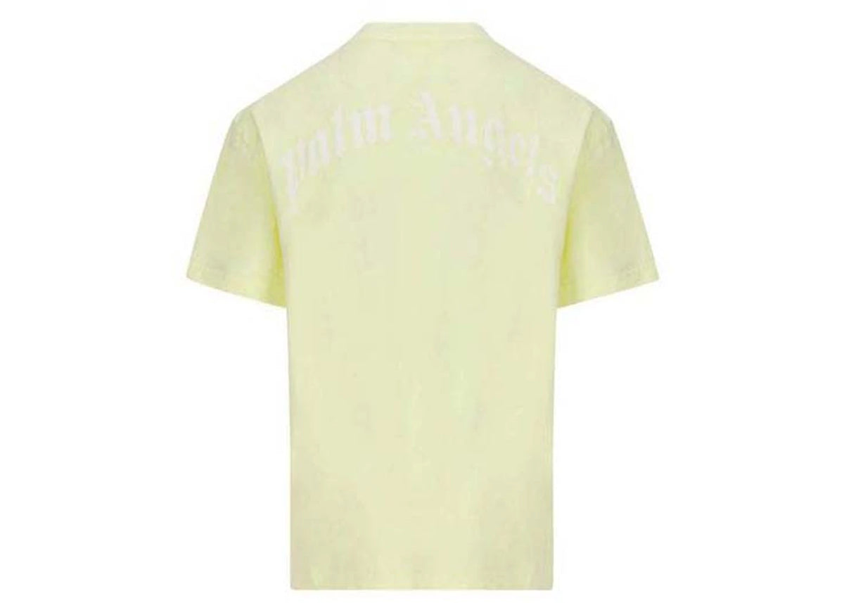 Palm Angels Teddy Bear T-shirt Fluorescent Yellow - vue secondaire B