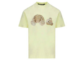 Palm Angels Teddy Bear T-shirt Fluorescent Yellow