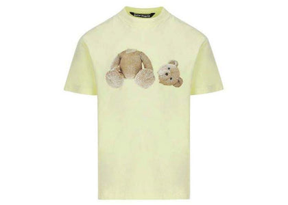 Palm Angels Teddy Bear T-shirt Fluorescent Yellow - apparel view 2