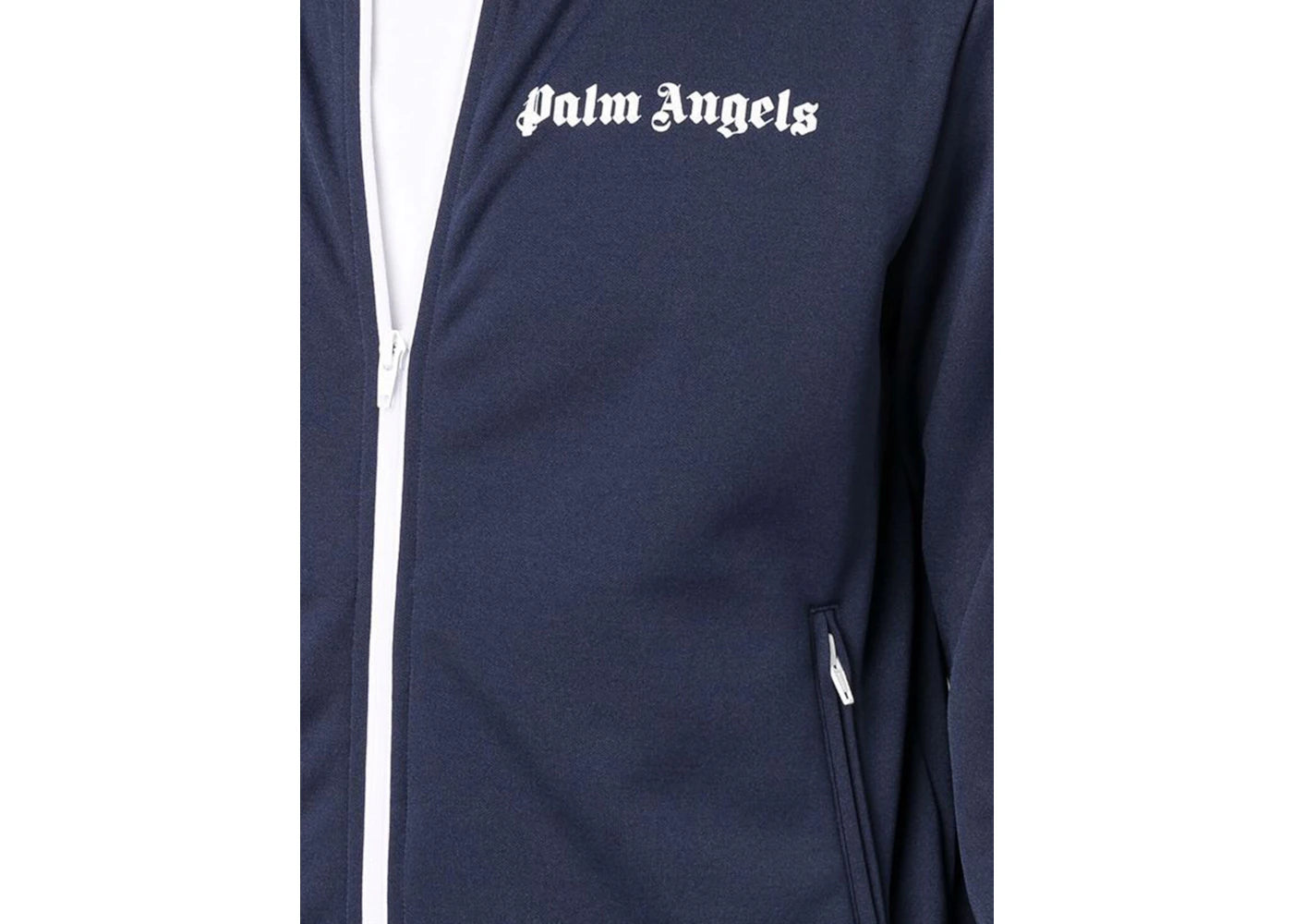 Palm Angels Track Jacket Navy Blue/White/Black SS22 - vue secondaire A