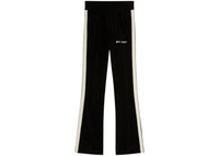 Palm Angels Velvet Flare Track Pants Black