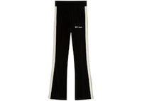 Palm Angels Velvet Flare Track Pants Black