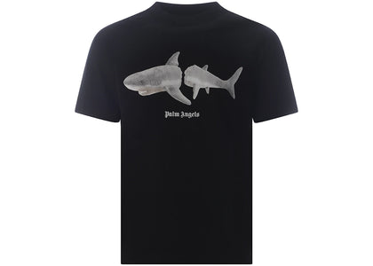 Palm Angels White Shark Classic Tee Black/White - product view 2