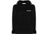 Palm Angels Womens Track Hoodie Black/White
