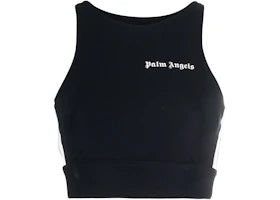 Palm Angels Womens Track Top Black/White - vue 360