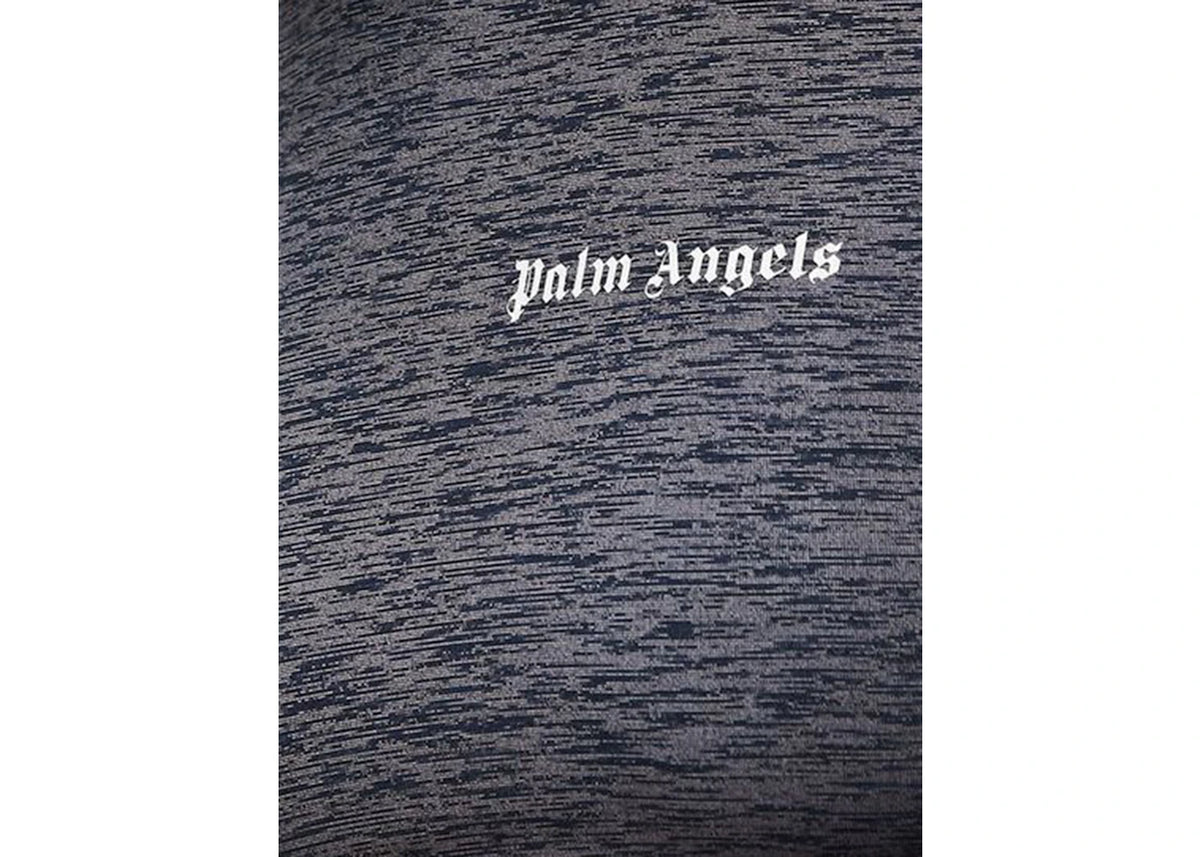 Palm Angels Womens Track Top Melange Grey/Black/White - vue secondaire B