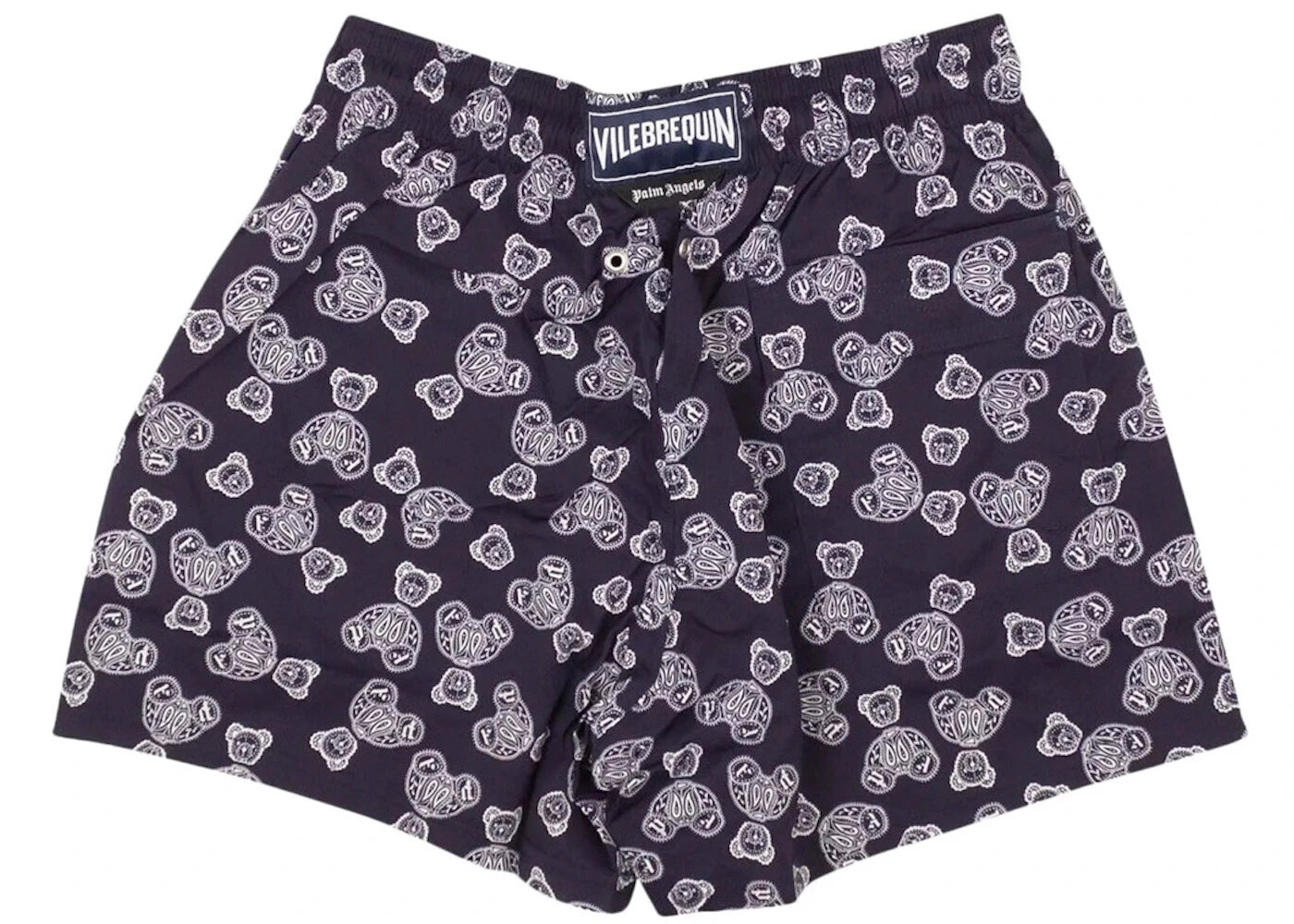 Palm Angels x Vilebrequin Bear Swim Shorts Blue/Grey - vue secondaire A