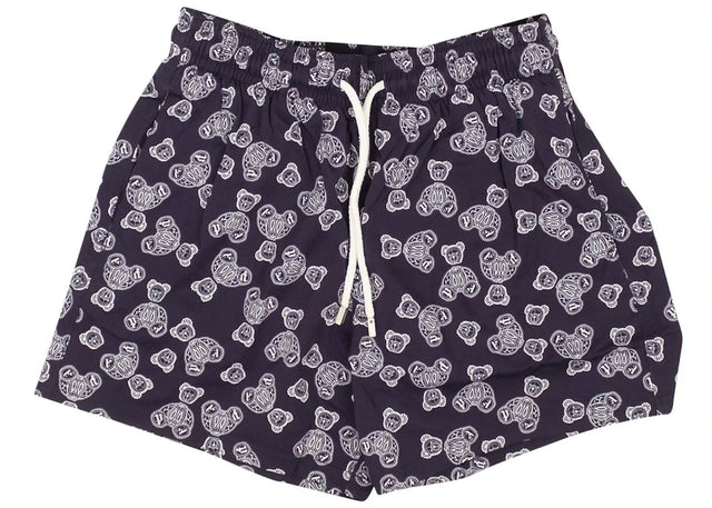 Palm Angels x Vilebrequin Bear Swim Shorts Blue/Grey