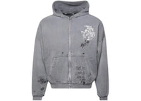 Paly Hollywood Carrying The Message Zip Hoodie Gray